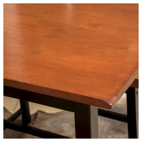 4pc Pomeroy Dining Set Walnut - Christopher Knight Home image {3}