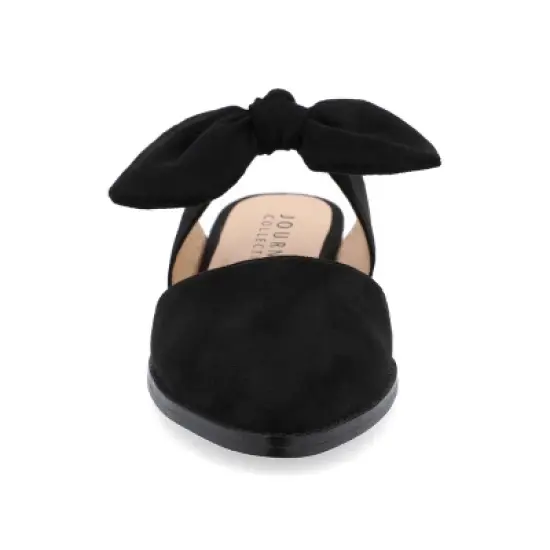 Journee Collection Womens Telulah Slip On Pointed Toe Mules Flats image {5}