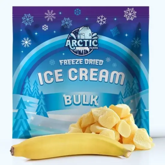 Arctic Farms Freeze Dried Ice Cream That Does Not Melt (Banana) image {5}