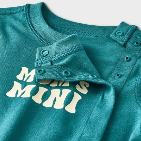 Baby Adaptive Side Snap Long Sleeve T-Shirt - Cat & Jack&trade; Green image {2}