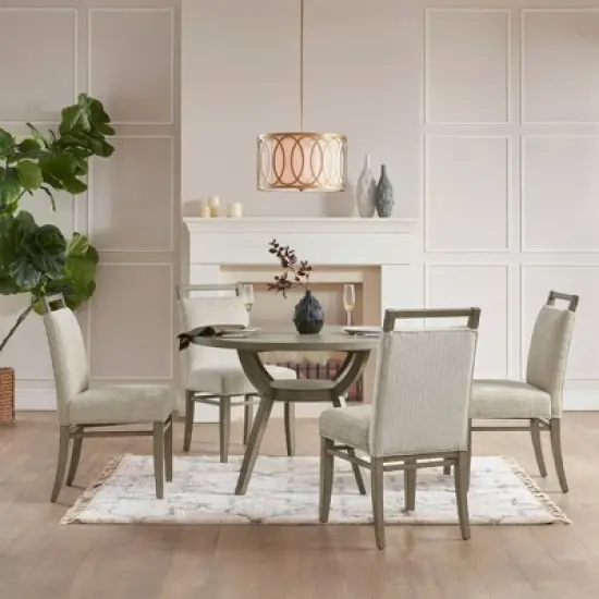 2pk Steven Dining Chairs Cream - Madison Park image {1}