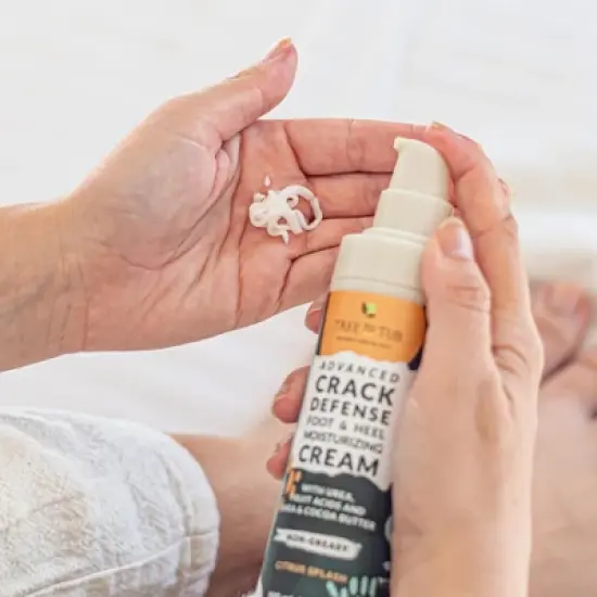 Tree To Tub Foot Cream for Dry Cracked Heels and Feet - Lotion for Dry Cracked Feet Non-Greasy Foot Moisturizer Urea Cream with Shea Cocoa Butter image {8}
