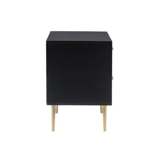 Gloria 2 Drawer Nightstand - Linon image {4}