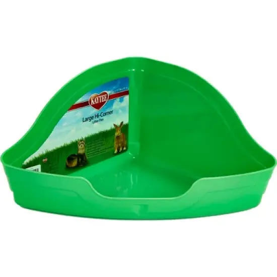 Kaytee Hi-Corner Litter Pan image {1}