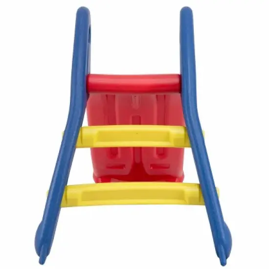 Costway 2 Step Children Folding Slide Plastic Fun Toy Up-down Suitable for Kids image {9}