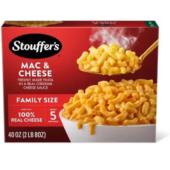 Stouffer's Mac and Cheese Family Size Frozen Meal - 40oz image {10}