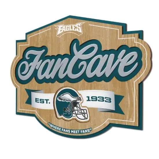 NFL Philadelphia Eagles Fan Cave Sign image {4}