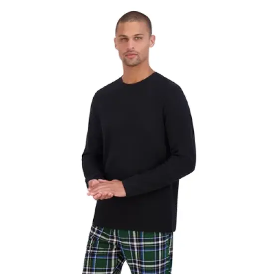 Hanes Premium Men's 2pc Comfort Fleece Sleep Pajama Set image {1}