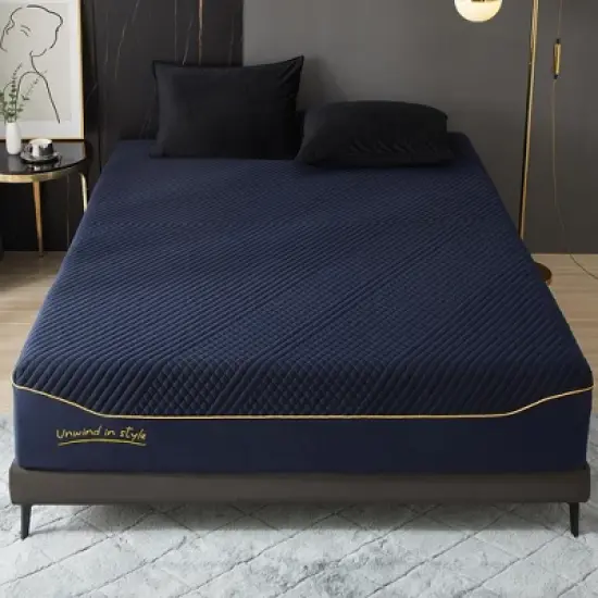 CSBDHOME 12 Inch Memory Foam Mattress Bed in A Box, Medium Firm with Removable Washable Cover image {2}