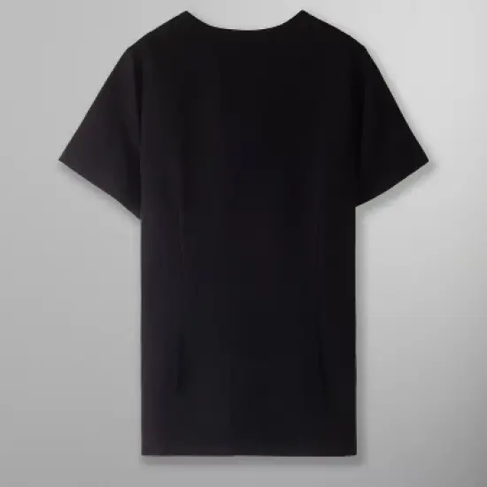 Members Only Women's Scrub Top With Double Chest And Pouch Pocket image {6}