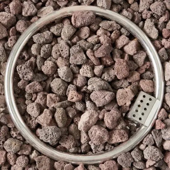 GDFStudio Jasmine Outdoor 40,000 BTU Circular Iron Fire Pit Table image {5}