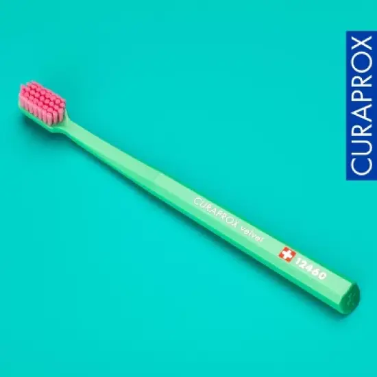 Curaprox CS 12460 Velvet, Ultra Gentle Toothbrush with 12,460 Filaments for the Softest Brushing Experience image {5}