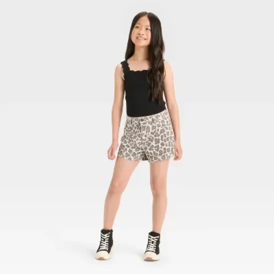 Girls' Scallop Trim Sweater Tank Top - art class&trade; image {2}