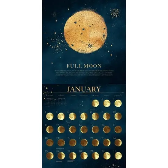 Willow Creek Press 2026 Moon Magic Wall Calendar image {2}