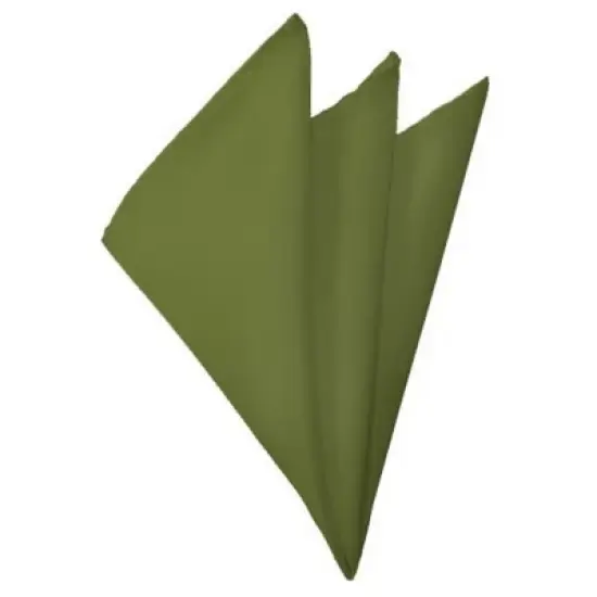 TheDapperTie - Men's Solid Color 10 Inch x 10 Inch Pocket Squares Handkerchief image {23}