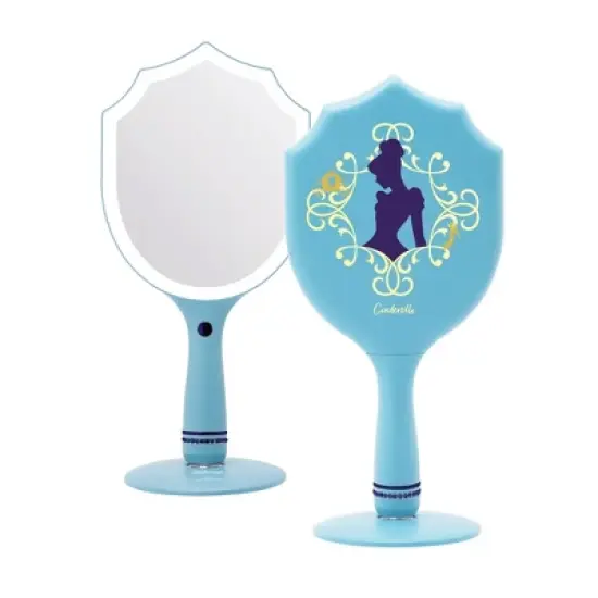 Impressions Vanity Cinderella LED Handheld Makeup Mirror With Standing Base image {6}