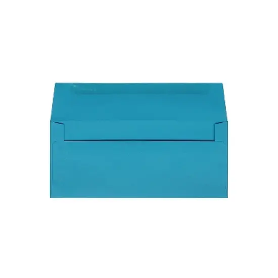 JAM Paper #10 Business Envelope 4 1/8" x 9 1/2" Blue 25/Pack (15861) image {1}