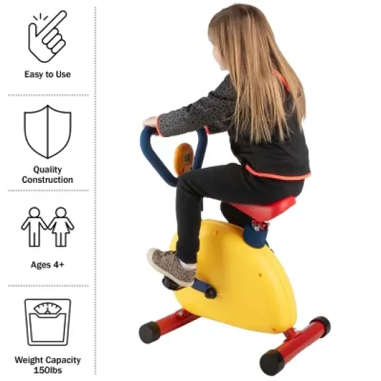 Hey Play Kids Exercise Bike - Indoor Riding Toy image {9}
