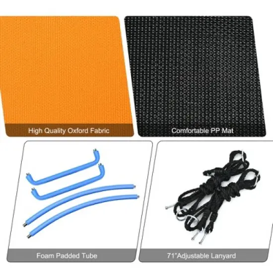 Costway 700lb Giant 60'' Platform Tree Swing for Kids and Adults image {9}