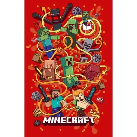 Boy's Minecraft Group Shot T-Shirt image {1}