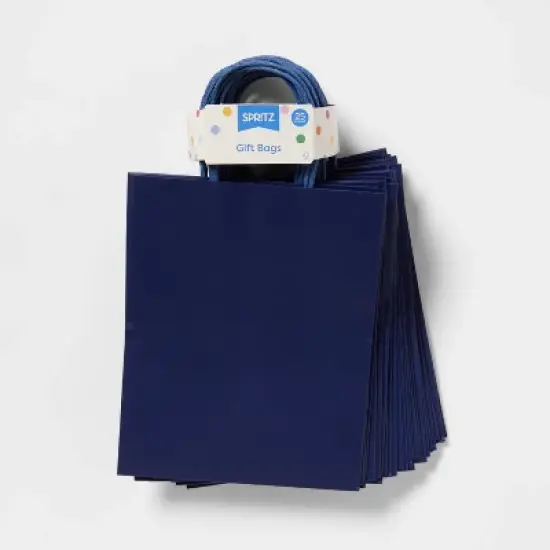 Multipack Gift Bags 25ct Navy Blue - Spritz&trade; image {2}