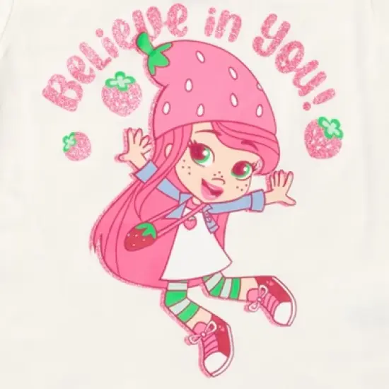 Strawberry Shortcake Girls 2 Pack T-Shirts Toddler to Little Kid image {6}