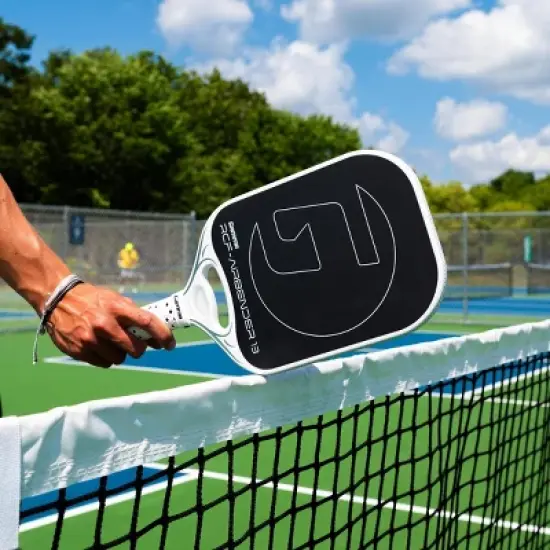 GAMMA Sports 16.3" RCF Airbender 13 Traditional Pickleball Paddle - Black/White image {1}