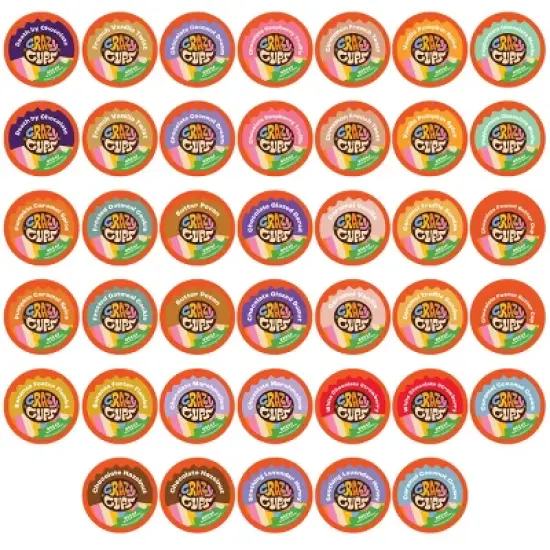 Crazy Cups Decaf Best Sellers Flavored Coffee Pods Variety Pack image {3}