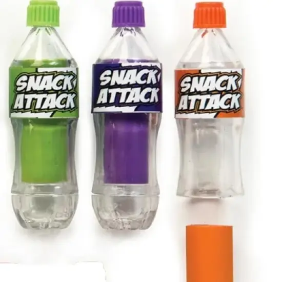 Fizzy Fun & Fresh Scents! Snack Attack Soda Bottle Erasers (6 Pack) image {2}