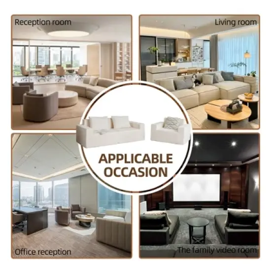 Gulches No Installation&Convertible Living room foam sofa chair image {4}