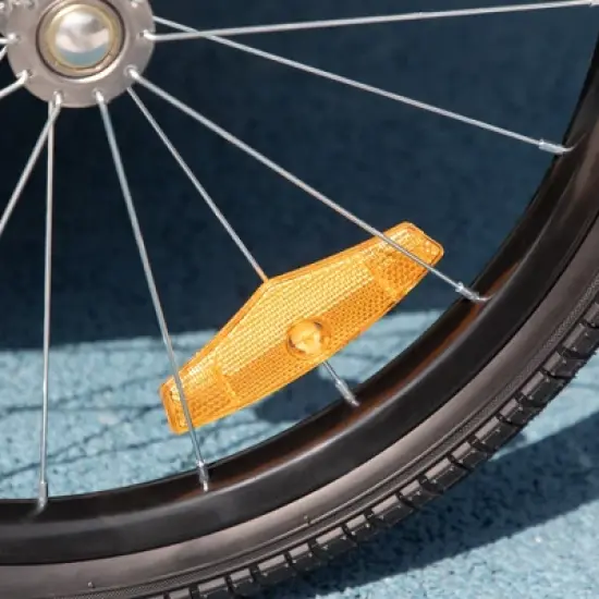 Aosom 2-in-1 Dog Bike Trailer Pet Stroller Carrier for Large Dogs with Hitch, Quick-release Wheels, Foot Support image {5}