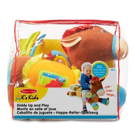 Melissa & Doug Giddy-Up and Play Baby Activity Toy - Multi-Sensory Horse image {2}