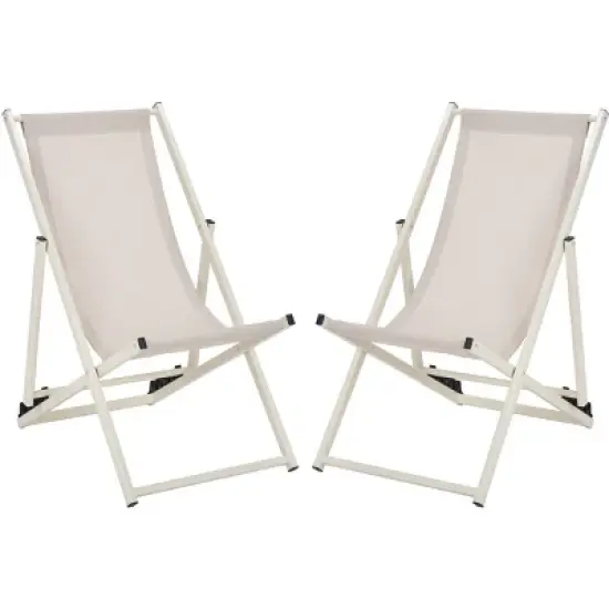 Breslin Sling Chairs (Set Of 2) - Safavieh image {12}