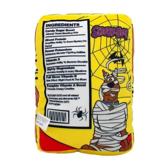 Buckle-Down Dog Toy Squeaker Plush - Scooby Doo Halloween SCOOBY SNACKS Box image {2}