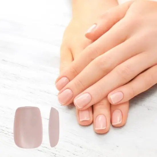 Unique Bargains Women's Full Coverage Fake Nails XS Pink 1 Pc image {1}