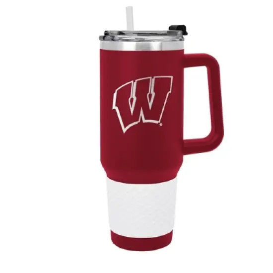 NCAA Wisconsin Badgers 40oz Travel Mug image {4}
