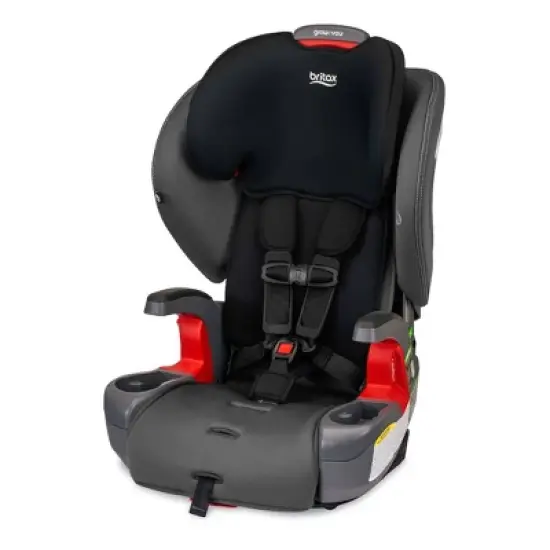 Britax Grow with You Harness SafeWash Booster Car Seat - Mod Black image {6}