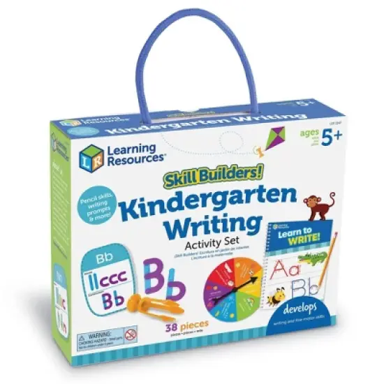 Learning Resources Skill Builders! Kindergarten Writing Activity Set image {3}