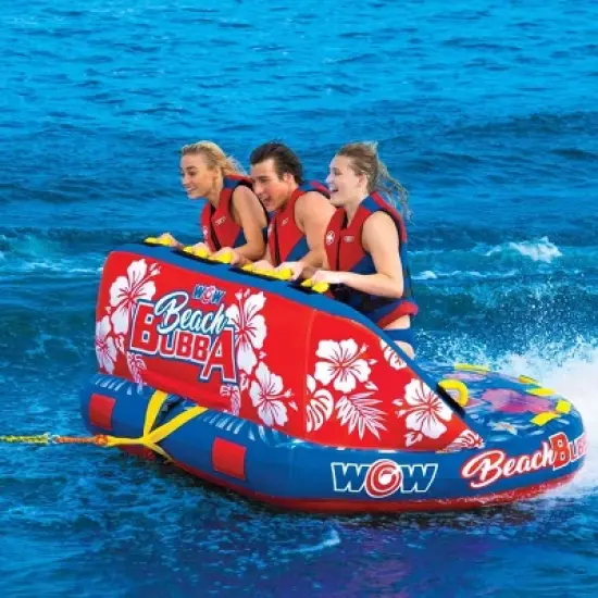 WOW Beach Bubba 3-Person Soft Top Towable image {9}