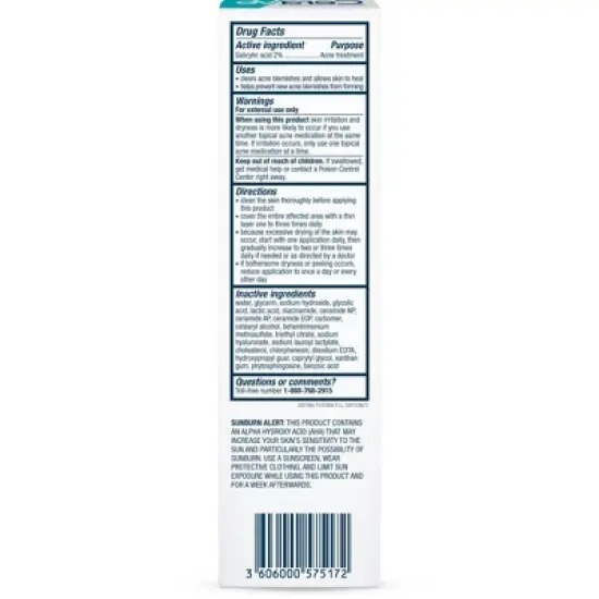CeraVe Salicylic Acid Acne Treatment Control Gel - 1.35oz image {1}