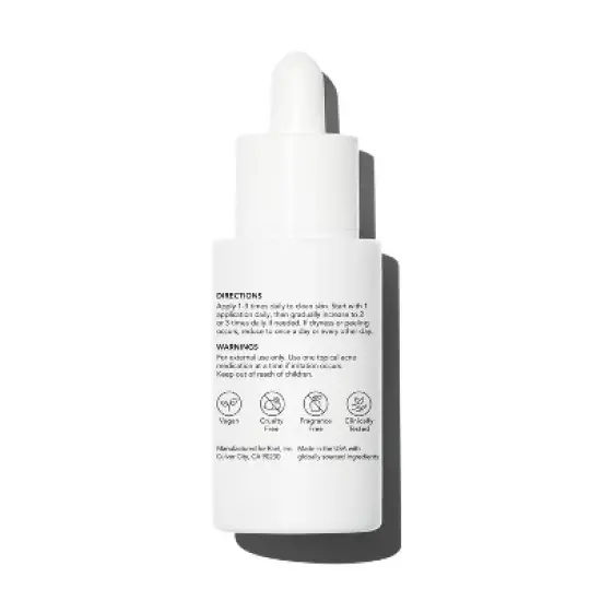 Rael Miracle Clear Complete Acne Treatment Face Serum - 1oz image {1}