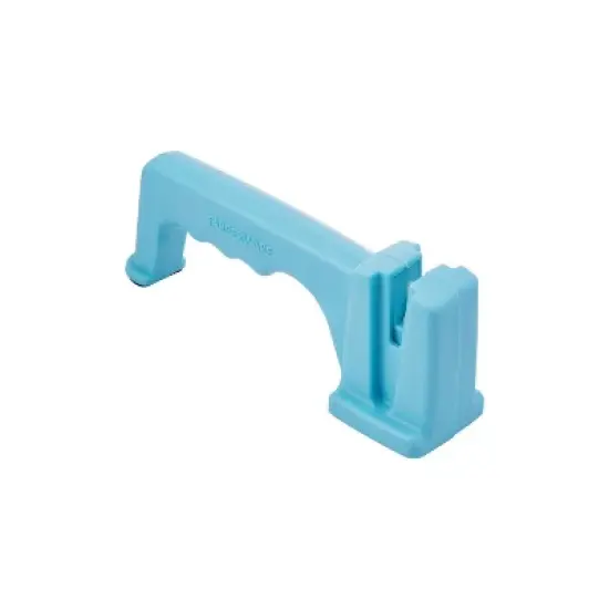 Farberware Tabletop Sharpener: Manual Knife & Steel Sharpener, Stainless Steel & Plastic, Hand Wash, Green, 7.68" Length image {5}