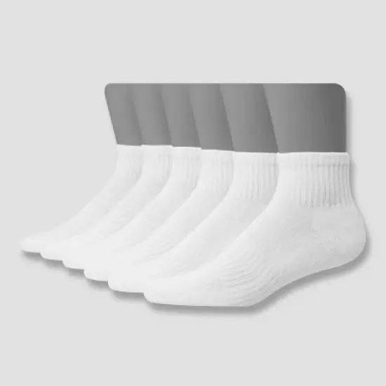 Men's Hanes Premium Performance Cushioned Ankle Socks 6pk - 6-12 image {3}