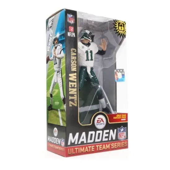 Mcfarlane Toys Philadelphia Eagles Madden NFL 19 Ultimate Team Series 1 - Carson Wentz Variant Uniform image {4}
