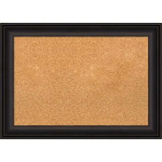 Amanti Art Trio Rubbed Oil Framed Corkboard, Natural Cork image {10}