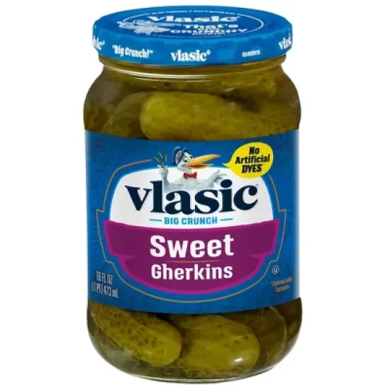 Vlasic Sweet Gherkin Pickles - 16 fl oz image {5}