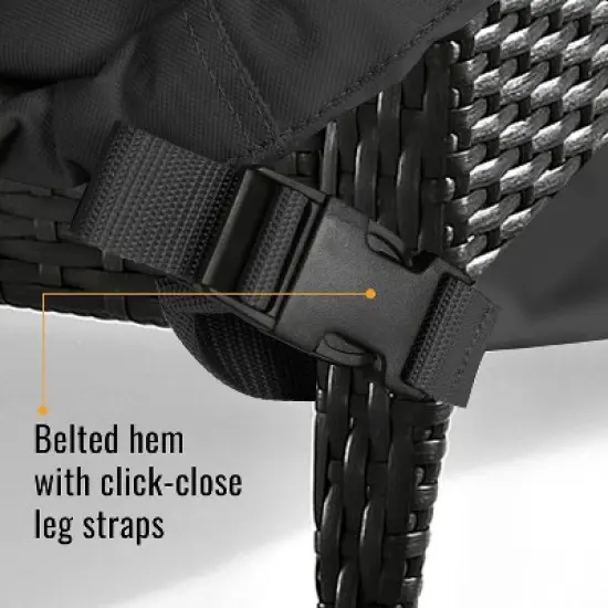 KHOMO GEAR Stackable Chair Cover Heavy Duty Premium Outdoor Furniture Protector image {4}