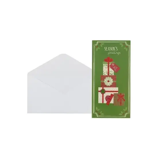 JAM Paper Christmas Money Cards Set Seasons Greetings Gifts 95231613 image {1}