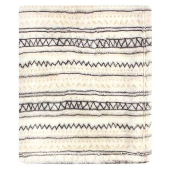 Hudson Baby Infant Boy Cozy Plush Luxury Blankets 2pk, Hedgehog, One Size image {2}