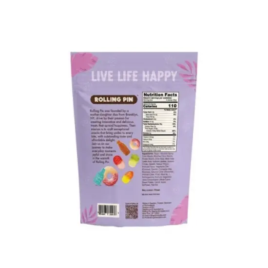 Rolling Pin Chewy & Fizzy Gummy Swedish Candy - 5.2oz image {1}